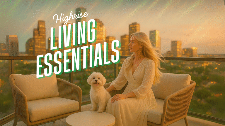 Highrise living essentials for ladies and their little dogs